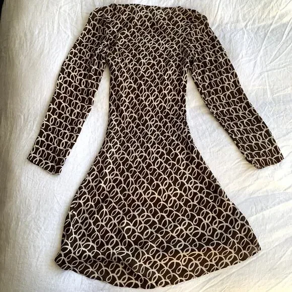 Realisation Par Brown and Cream Mini Dress - Picture 9 of 11